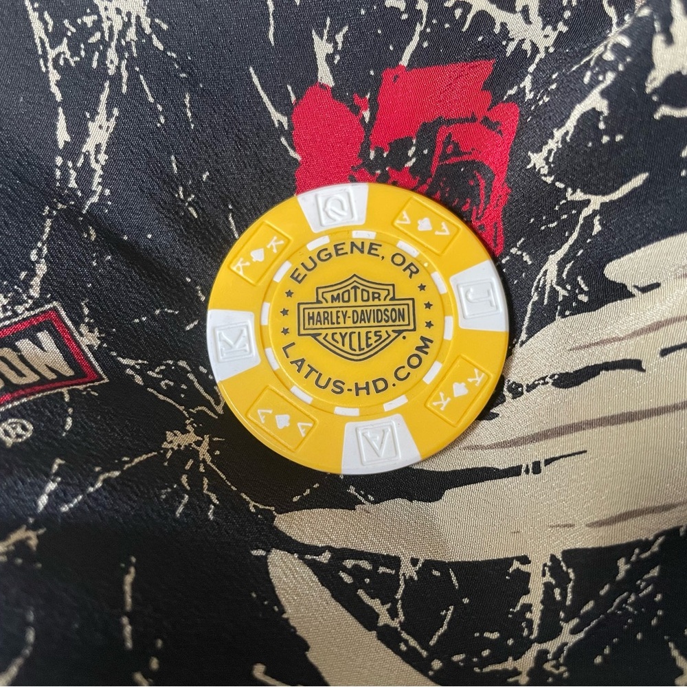 Harley Davidson dealership poker chip.
